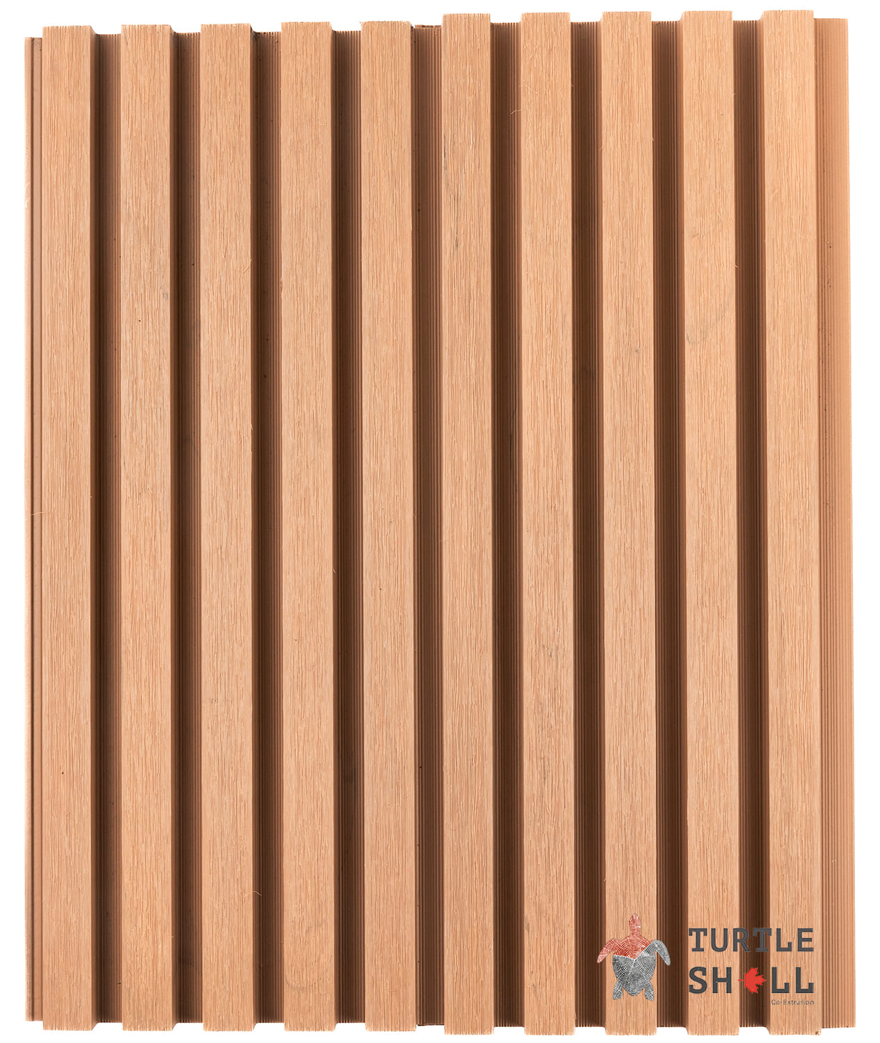 Реечная панель ДПК Нэ́рроу Лайнс, Сибирская сосна (Siberian Pine), Коэкструзия (желтая)