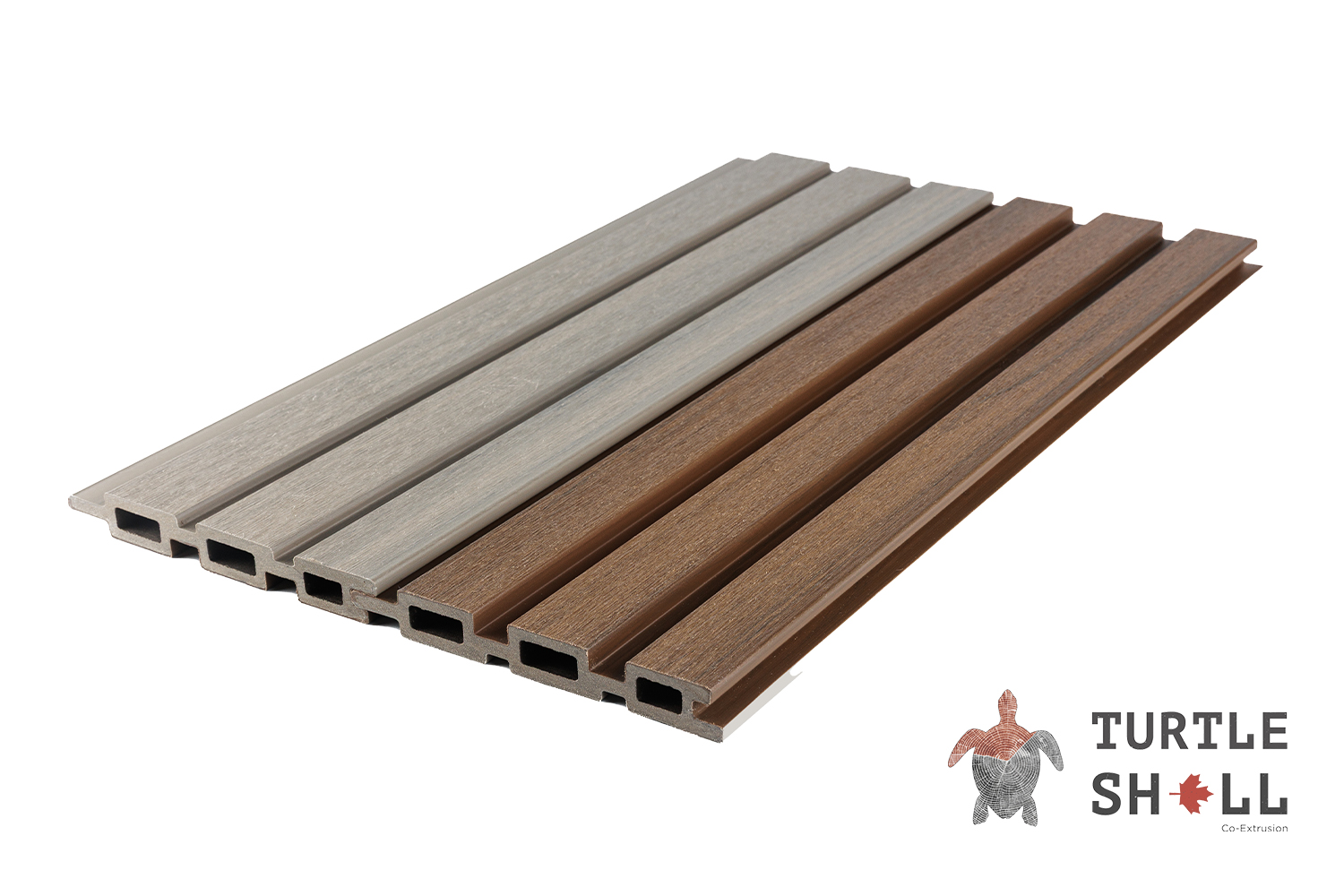 Реечная панель ДПК Fence Lines Australian Palisander (коричневая)