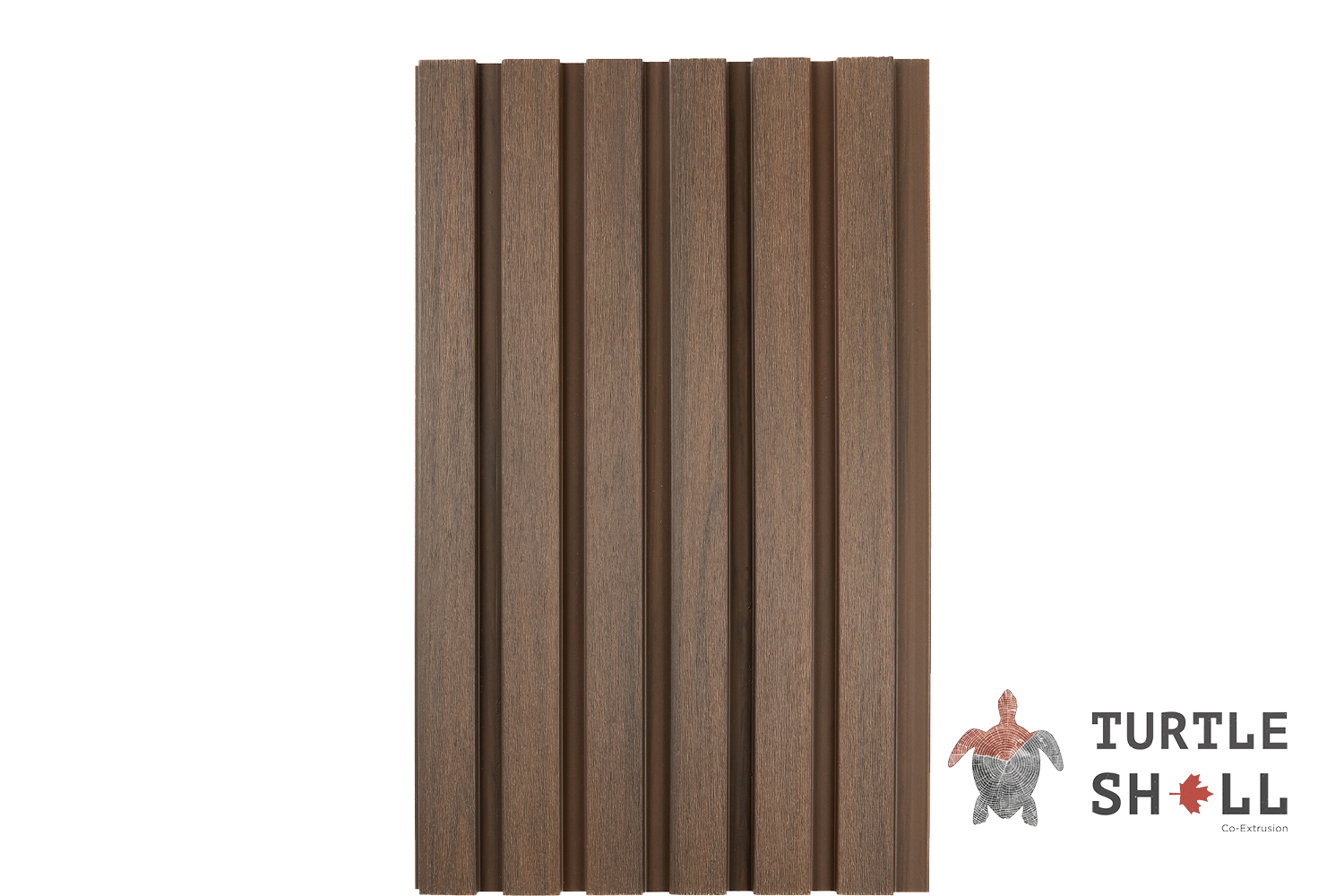 Реечная панель ДПК Fence Lines Australian Palisander (коричневая)