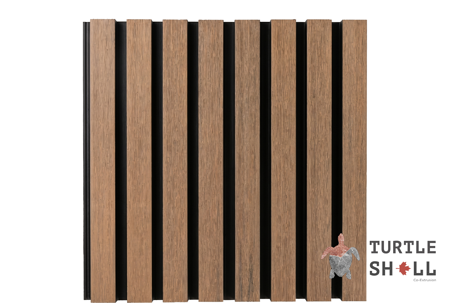 Реечная панель ДПК Мидл Лайнс Ду́ал, Сибирская сосна (Siberian Pine), Коэкструзия