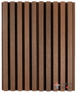 Реечная панель ДПК Нэ́рроу Лайнс, Австралийский Палисандр (Australian Palisander), Коэкструзия (коричневая)