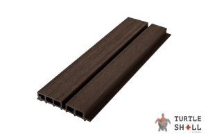 Реечная панель ДПК Turtle Shell Double Lines, Texas Hickory