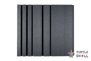Реечная панель ДПК Turtle Shell Double Lines, Norwegian Ironwood