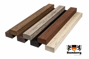 Лавочный брус ДПК Бамберг 3D Натур (Natural) 49х27 мм