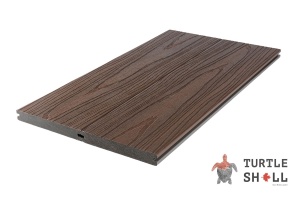 Террасная доска из ДПК Turtle Shell, Solid, Texas Hickory, Co-Extrusion (Dual)