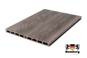 Террасная доска Bamberg Square 3D Natural, Brazilian Walnut — Black Deck